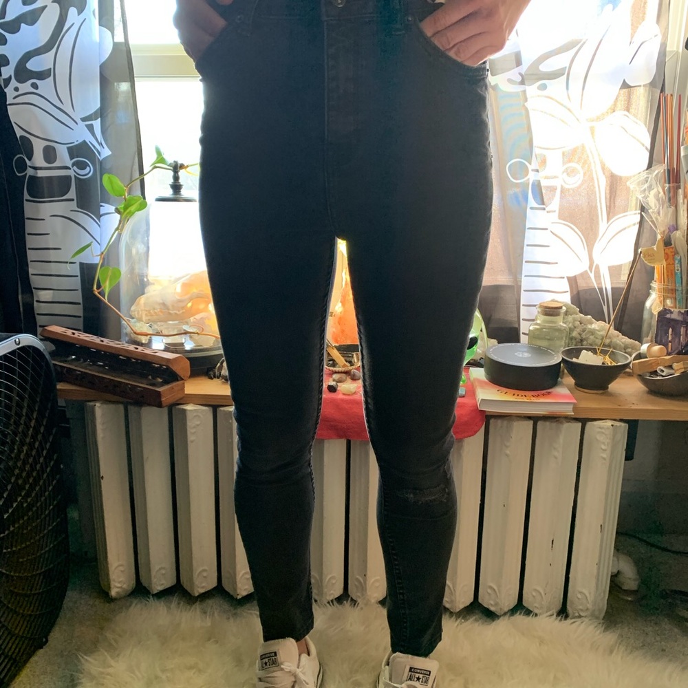 ZARA High Rise Skinny Fit Jeans